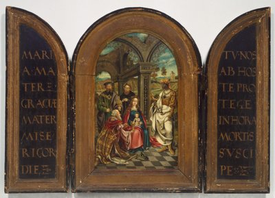 マギの崇拝、おそらく 17 世紀。 作： Imitator of Netherlandish