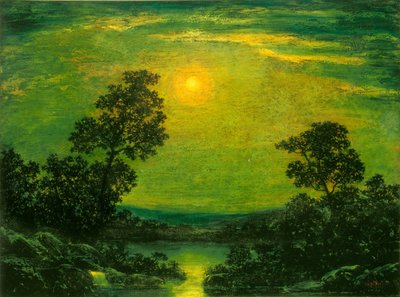 月光 作： Imitator of Ralph Albert Blakelock