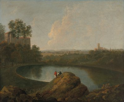 ネミ湖の頭 作： Imitator of Richard Wilson RA