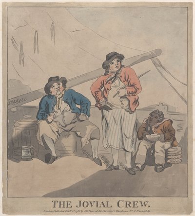 The Jovial Crew、1786 年 10 月 1 日、1786 年 10 月 1 日。 作： Imitator of Thomas Rowlandson.