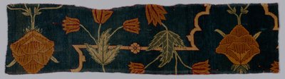 カーペットの断片、1600-1650。 作： Imperial Manufactory