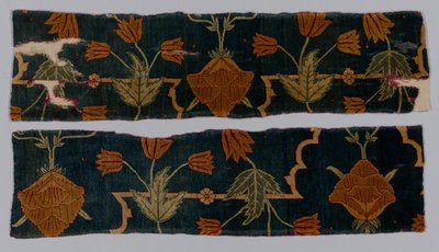 カーペットの断片、1600-1650。 作： Imperial Manufactory