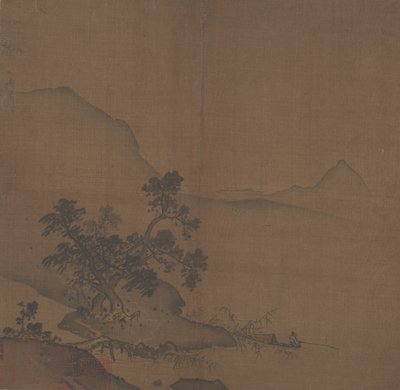 X Ian Hall 河口、Rub. 1200. 作： In the style of Xia Gui