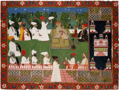 Ajit Singh 16781724、ジョードプルのマハラジャ、18世紀半ば。 作： Indian Art