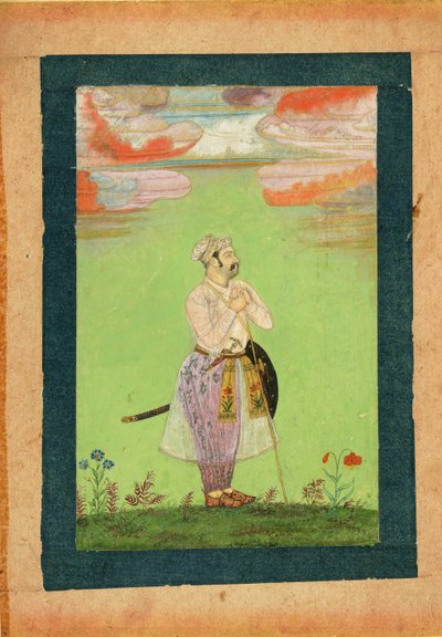 ムガール将校、c。 1650 作： Indian Art