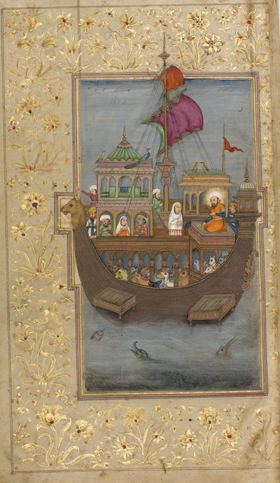 ノアの箱舟、17 世紀 作： Indian Art