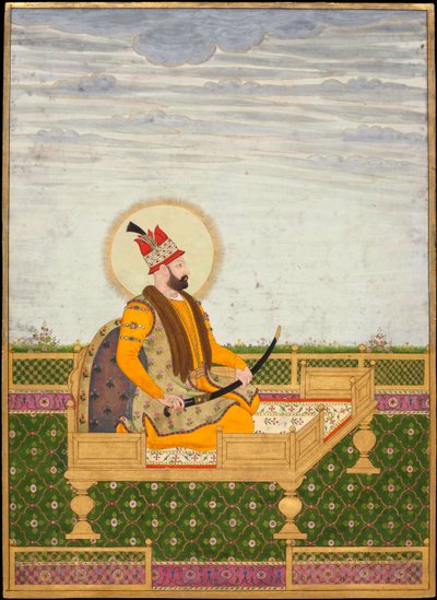 ネイダー・シャーの肖像 作： Indian Art