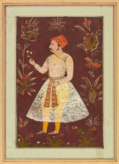 ラージプートの貴族、1630年から1640年頃 作： Indian School