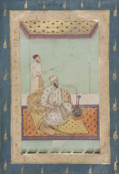 アブドゥルガファルカーンバハドゥール、1680年頃（紙に不透明なトイレと金） 作： Indian School