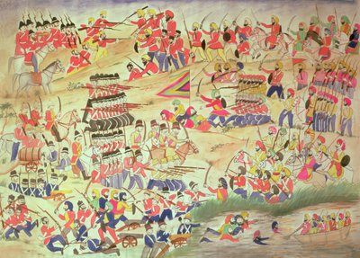 シーク戦争中の事件（紙のトイレ） 作： Indian School
