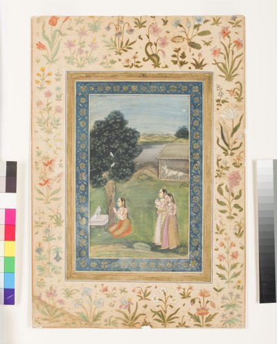 バイラヴァのバイラヴィラジーニ、1780年頃 作： Indian School