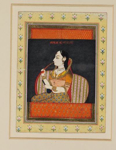 ジャロカの窓に飾られた女性の胸像 作： Indian School
