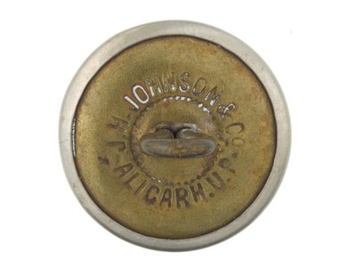 ボタン、ボンベイボランティアライフル、1901-1947 作： Indian School