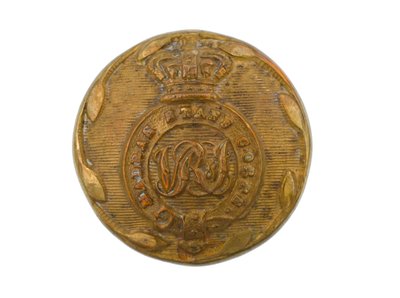 ボタン、マドラススタッフ軍団、1876-1891 作： Indian School