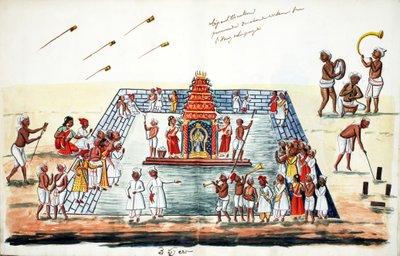 セレモニー（紙にトイレ） 作： Indian School