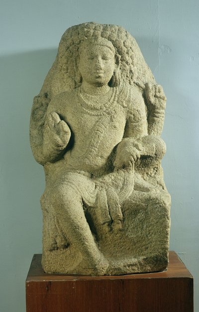 Dakshinamurti、Tamil Nadu、Pallava dynasty（花崗岩） 作： Indian School