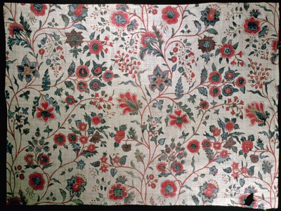 装飾織物、1725-50 作： Indian School