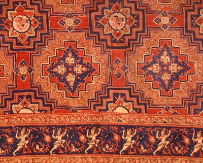 アユタヤ時代のタイ柄生地（プリントコットン） 作： Indian School