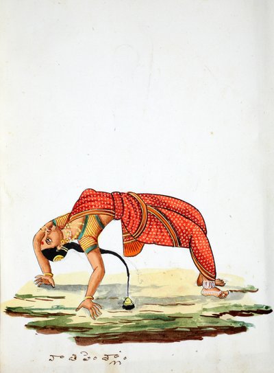 インドの女性のダンス（紙にトイレ） 作： Indian School