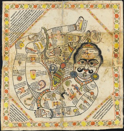 ジャイナ教タントラ絵画、ラジャスタン 作： Indian School