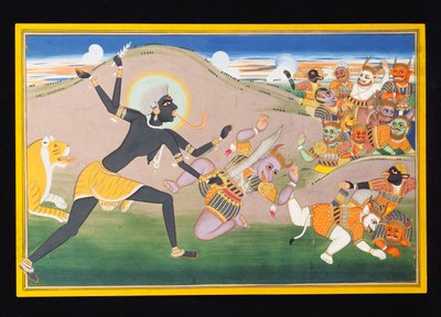カーリー殺害鬼、1800年から1820年 作： Indian School