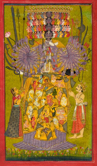 クリシュナヴィシュヴァルパ、1740年頃 作： Indian School