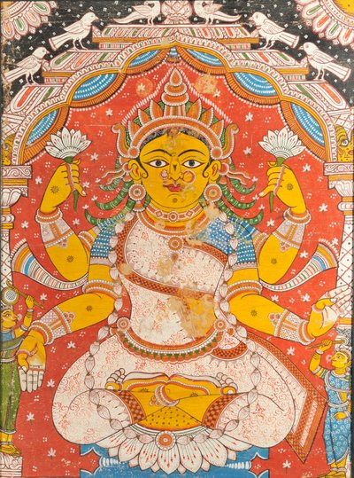 ラクシュミ（壁画） 作： Indian School