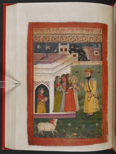 MS Panj B 40、f.79v、「Guru Nanak の伝記」のイラスト 作： Indian School