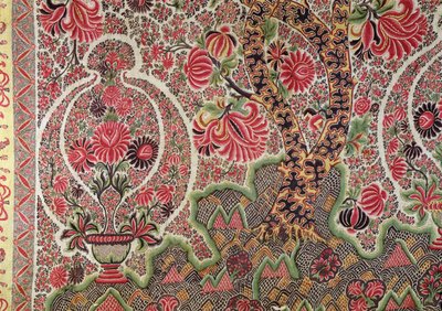 ヨーロッパ市場向けの素材（シルク塗装） 作： Indian School