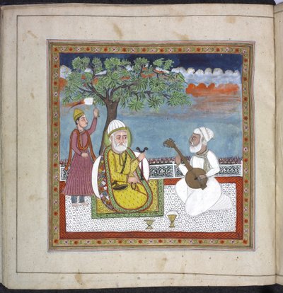 Panj.D.4 f.9 (左)、Rani Jindan の祈祷書 作： Indian School