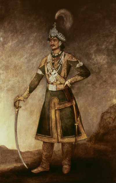 ユングバハドゥールクーワーラナジーの肖像（1816-77） 作： Indian School