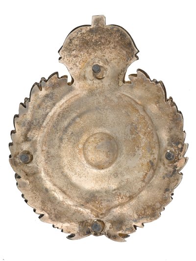ポーチベルトプレート、ボンベイボランティアライフル、1877-1901 作： Indian School