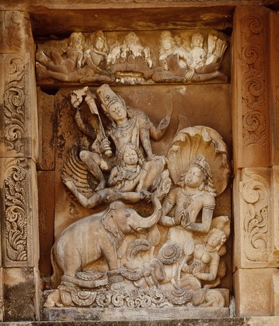 ヴィシュヌ神殿からの救済、西暦500年頃 作： Indian School