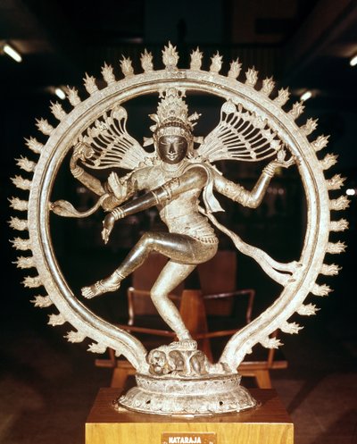 シヴァ・ナタラージャ（タンジョール、カンコドゥータヴァニサムより）（ブロンズ 作： Indian School