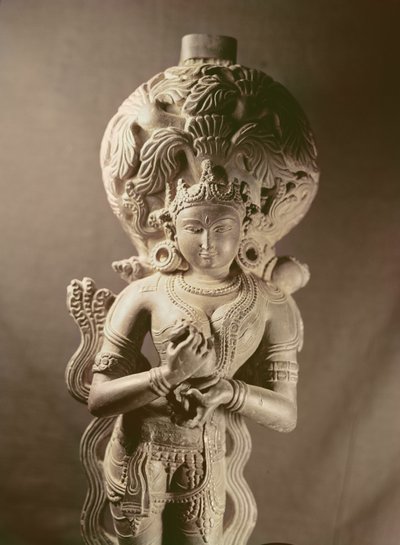 ガンガ、マハナド、ベンガル、セナ王朝の像（1050-1202） 作： Indian School