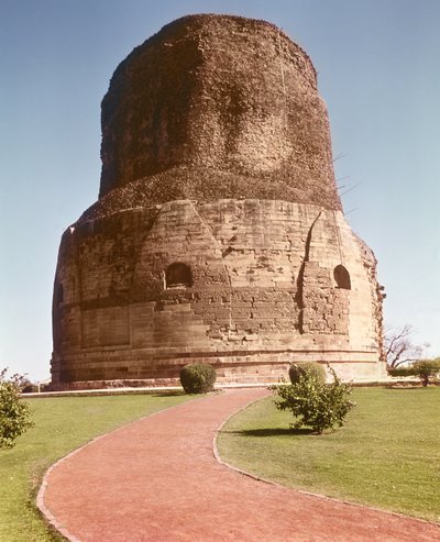 ダメク仏舎利塔、西暦500年頃 作： Indian School