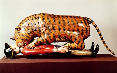 ティパスタイガー、1790年頃（木） 作： Indian School