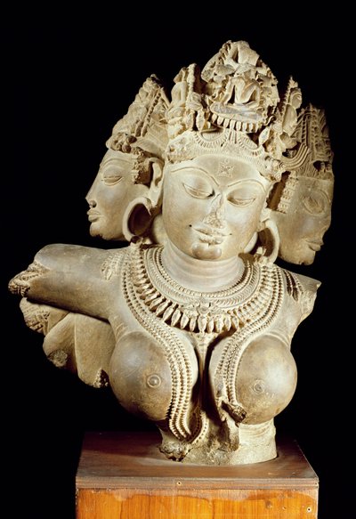 ヴァジュラタラ、ガハダバラ王朝（砂岩） 作： Indian School