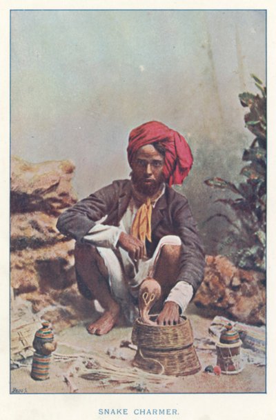 インディアン・ネイティブスネークチャーマー（カラー写真 作： Indian photographer