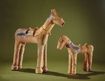 モデル馬、紀元前2000年頃（陶器） 作： Indo Aryan School