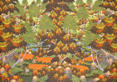 水田、バリ島 作： Indonesian Indonesian