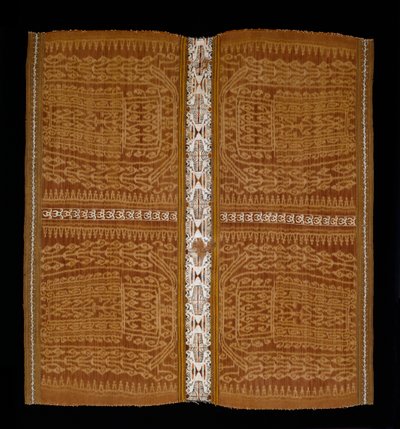 セマニアルスカート、スマトラ（シルク＆刺繍入りコットン） 作： Indonesian School