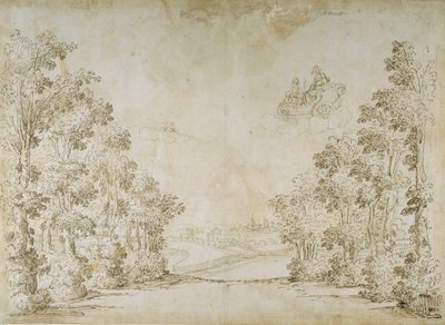 平和な国」（紙にペン＆インク 作： Inigo Jones