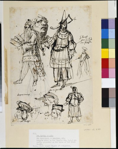 愛の神殿」に出演した俳優たち 作： Inigo Jones