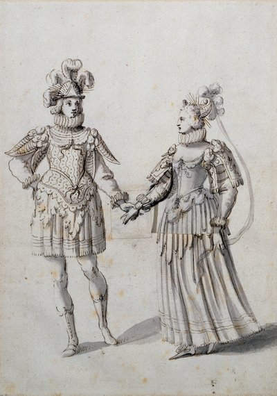 星の影響」（紙にペンとインク 作： Inigo Jones