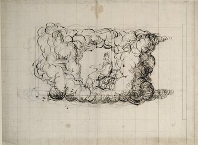 劇場用ドローイング 作： Inigo Jones