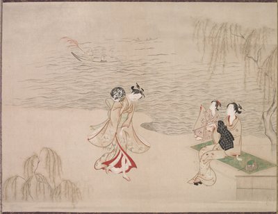 海岸の美女たち 作： Ippitsusai Bunchō