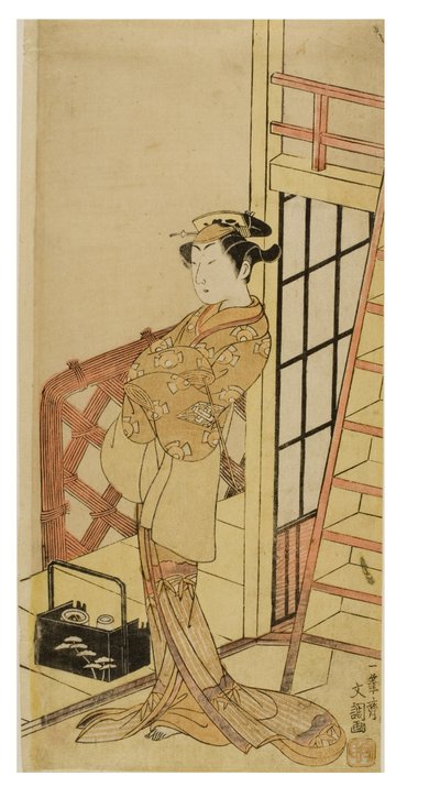 歌舞伎役者（女形） 作： Ippitsusai Bunchō