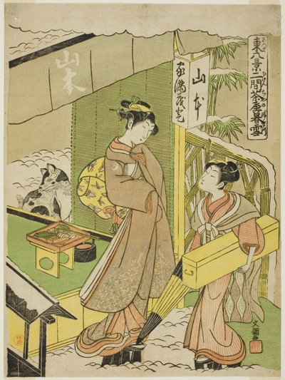 にけんじゃや の ぼせつ、 ｆろｍ てぇ せりえｓ ”あずま はっけい” 作： Ippitsusai Bunchō