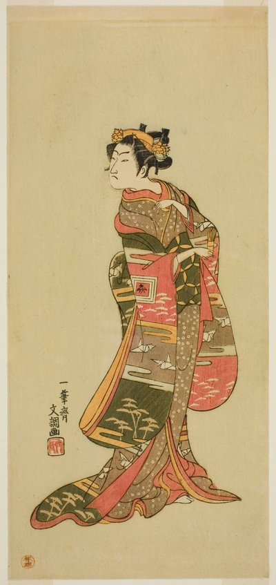 正体不明の俳優市川弁蔵 作： Ippitsusai Bunchō